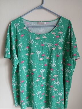 Enjoynight Flamingo Sleepwear Top 2XL